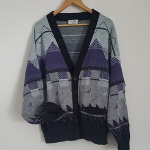 Vintage INXS Grampa Cardigan